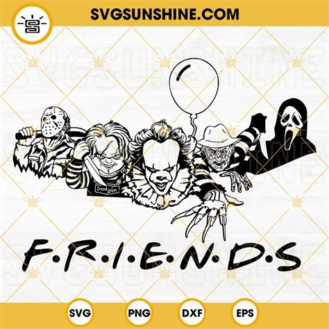 Horror Movie Friends SVG, Scary Movie SVG, Horror Movie SVG, Horror ...