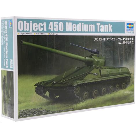 Trumpeter Object 450 Soviet Concept Tank Model Kit Scale 1 35