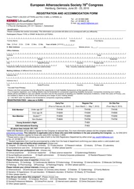 Fillable Online Eas Reg And Acc Form Kenes Group Fax Email