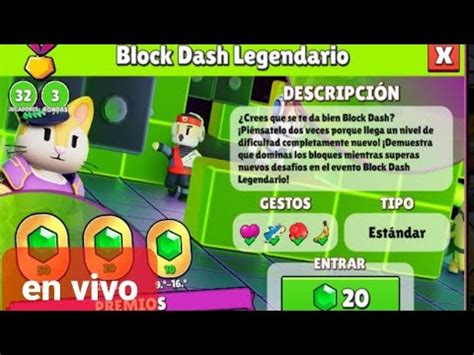 Jugando Stumble Guys Block Dash Legendario Muy Epico Youtube