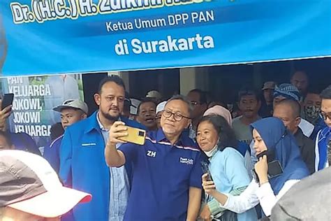 Safari Politik Di Solo Raya Zulhas PAN Raih Kursi Di Tiap Dapil