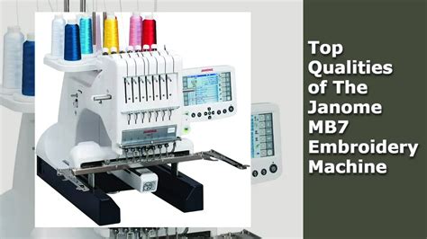 10 Best Qualities Of The Janome MB7 Embroidery Machine Zac Digitizing