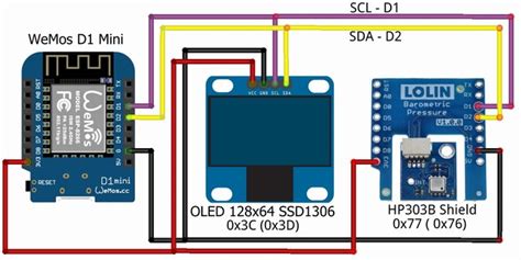 Hp B Barometric Pressure Shield Wemos D Mini Adrirobot It