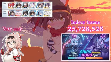 Blue Archive Shirokuro Indoor Insane Exe Youtube