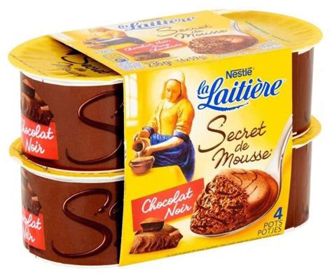 Test LA LAITIÈRE NESTLÉ SECRET DE MOUSSE CHOCOLAT NOIR Testachats santé