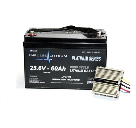 24v 60ah Platinum Series Lithium Battery W Dc Charger Hydrilla Gear