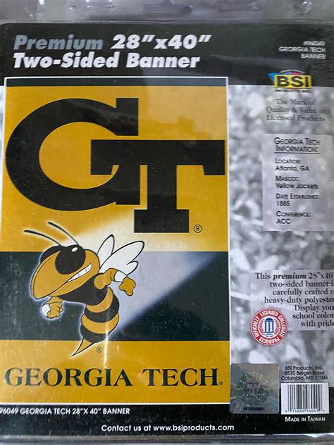 Georgia Tech Banner Collins Courts Sports