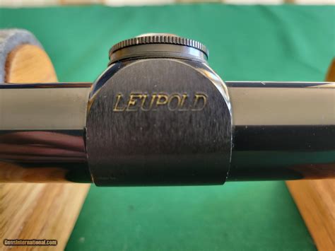 Leupold M8 3x Riflescope Duplex Reticle Gloss Finish Excellent Condition