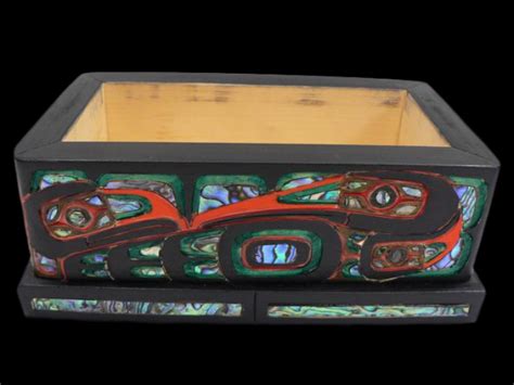 Authentic Bentwood Box Canadian Indigenous Art Inc