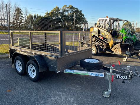 Tandem Box Trailer Direct Access Equipment Hire Hobart Launceston