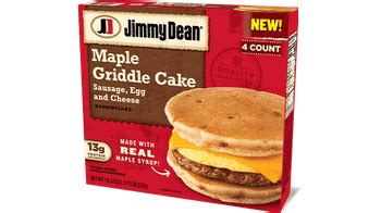 Sausage Egg Cheese Maple Griddle Cake Jimmy Dean Brand