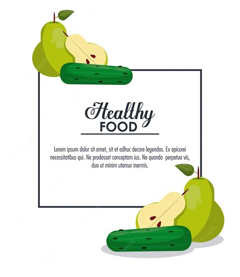 Premium Vector Healthy Food Infographic Concept