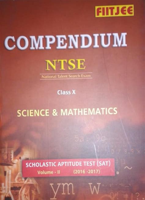 Fiitjee Compendium Ntse Class 10 Science And Maths Books