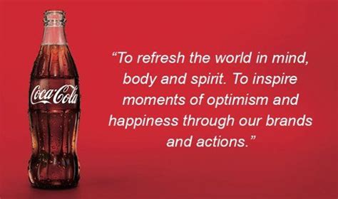 Coke Mission Statement Mission Statement Examples Mission Statement