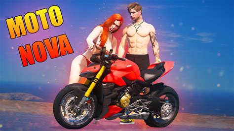 Gta Vida De Rico Ela Me Surpreendeu Moto Nova E Voltamos Naquela