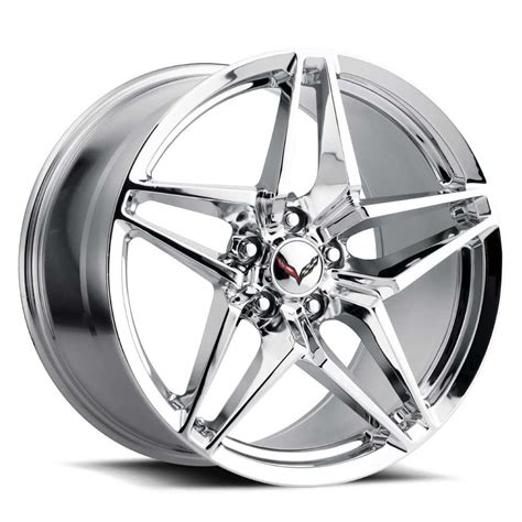 C7 ZR1 Corvette Reproduction Wheel Set Chrome