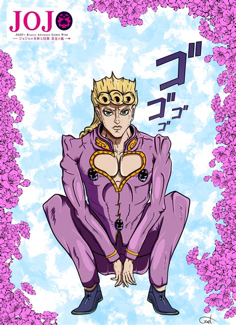 Jojos Bizarre Adventure Giorno Giovanna By Me Ranime