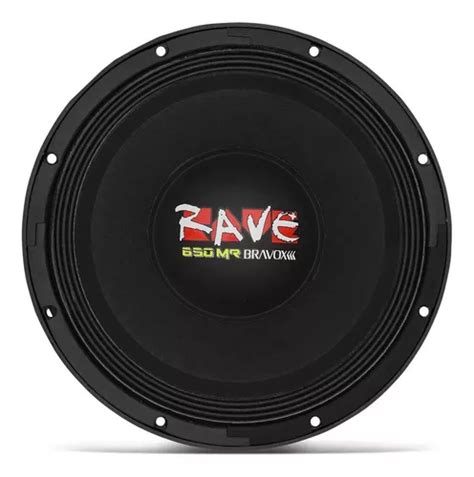 Alto Falante Médio Grave Bravox Rave 12 650w 4ohms Frete grátis