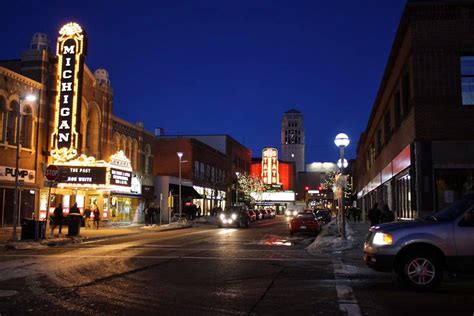 Michigan Exposures Ann Arbor By Sunset