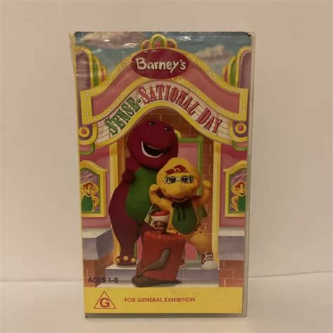 Barneys Sense Sational Day Vhs Barney And Friends Purple Dinosaur