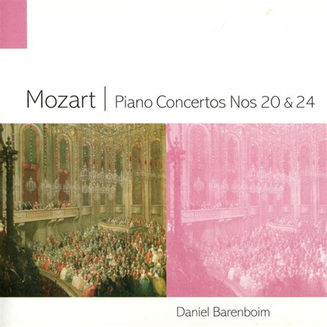 Mozart Daniel Barenboim Piano Concertos Nos 20 24 2005 CD