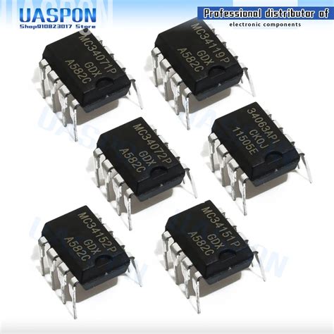 10PCS-DIP-8-MC34151-MC34119P-MC34119-MC34072P-MC34072-MC34071P ...