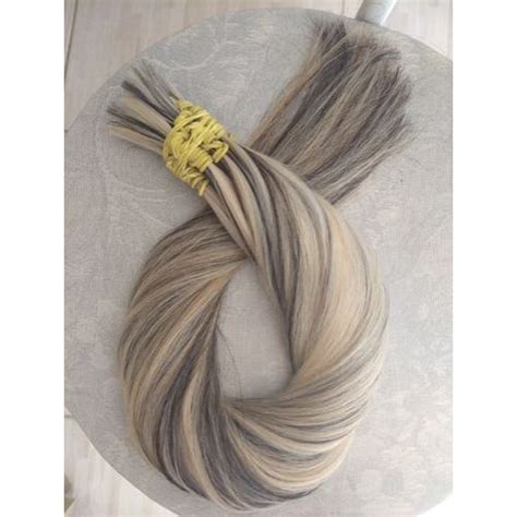 Cabelo Humano Loiro Mechado 100g 60 Cm Mega Hair No Shoptime