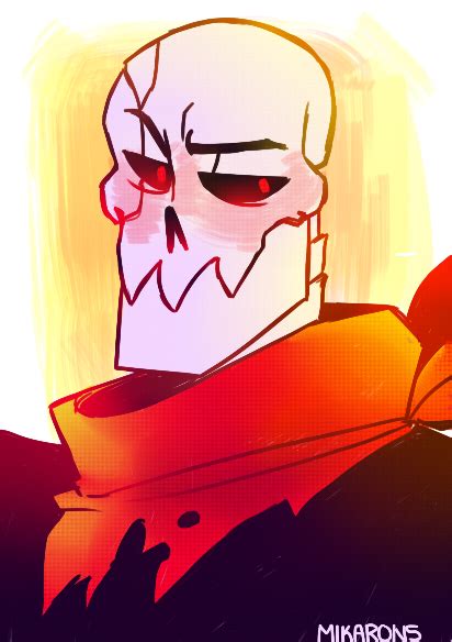 Underfell Papyrus By Mikarons On Deviantart