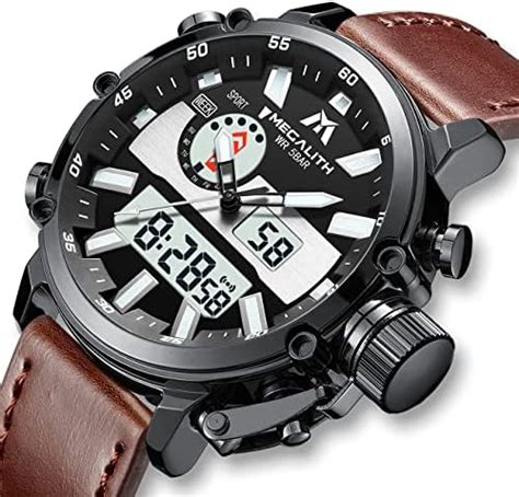 Megalith Montre Homme Militaire Sport Montre Digitale Hommes Etanche