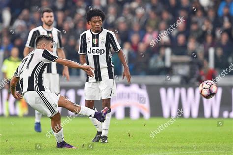 Juventus Paulo Dybala L Scores Goal Editorial Stock Photo - Stock Image ...