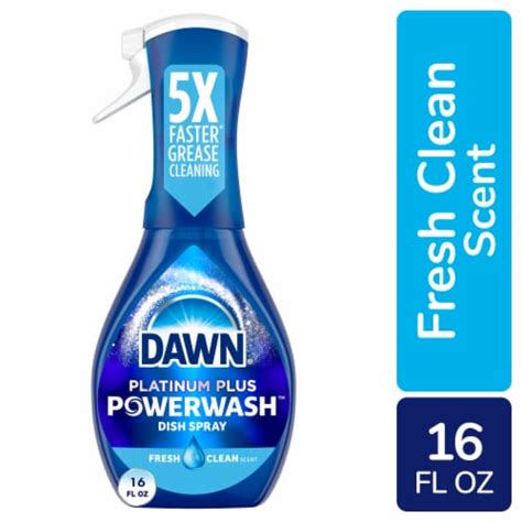 Dawn Platinum Powerwash Starter Kit Fresh Scent Spray Dish Soap, 16 fl ...