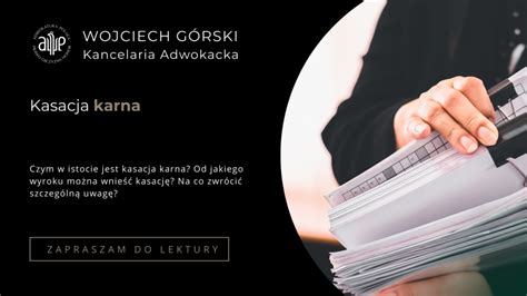 Blog Adwokat Wojciech G Rski Kancelaria Karna