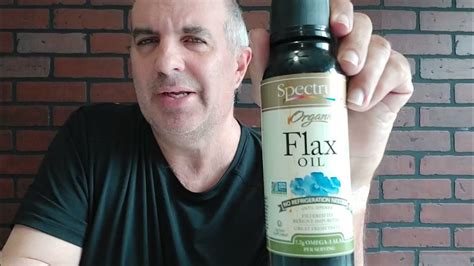 Flaxseed Oil With Omega 3 Ala Flax Oil By Spectrum Organic Youtube