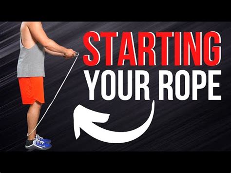 How To Jump Rope Beginner Basics: STARTING YOUR ROPE - YouTube