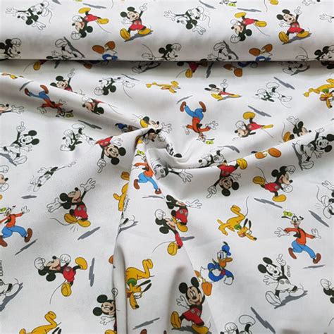 Tejido Algodón Disney Personajes Clásicos C Tienda de telas Textil Siles