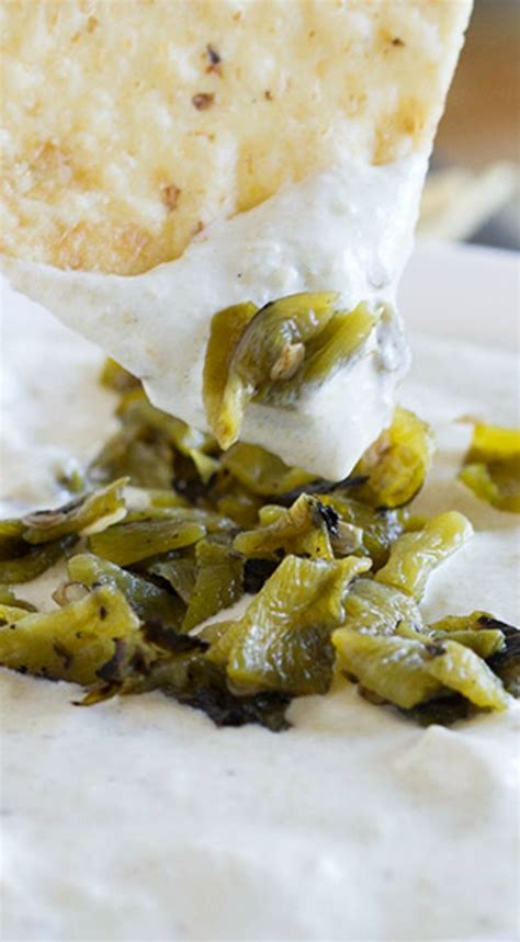 Creamy Hatch Green Chile Dip Tangy Creamy And Full Of Green Chile