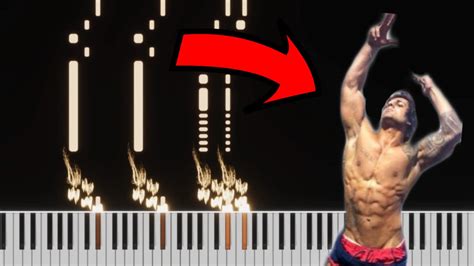 Tevvez Legend Ψ Zyzz song Easy piano tutorial YouTube