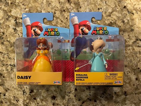 Super Mario Princess Rosalina And Daisy 2 5 Inch Figure Set Of 2 World Of