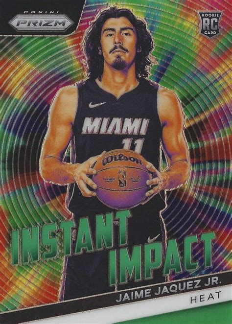 Jaime Jaquez Jr 2023 Prizm 23 Instant Impact Green Price Guide