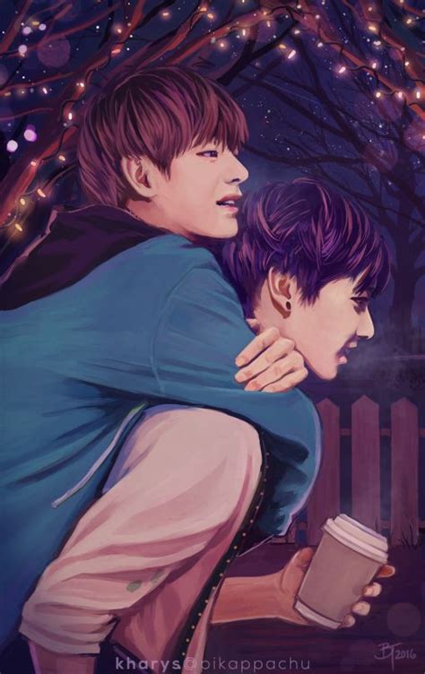 Vkook 💜 Vkook Bts Fan Art 43524253 Fanpop