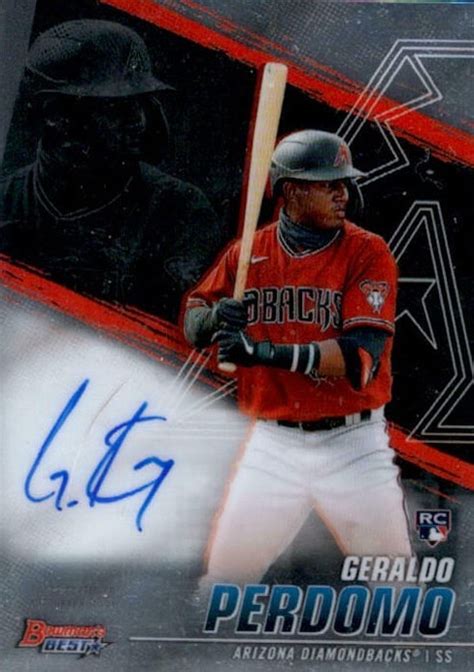 MLB Future Watch: Geraldo Perdomo Baseball Cards, Arizona Diamondbacks