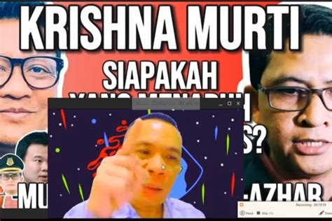 Rismon Sianipar Yakin Jessica Wongso Tak Bersalah Sebut Krishna Murti