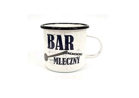 Bar Mleczny Kubek Emaliowany Prl Za Z Z Wierusz W Allegro Pl