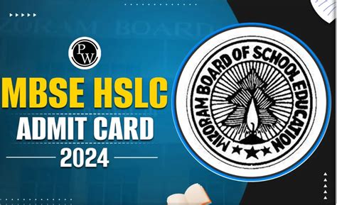 MBSE HSLC Admit Card 2024 Check Mizoram Class 10 Hall Ticket