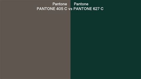 Pantone 405 C Vs Pantone 627 C Side By Side Comparison