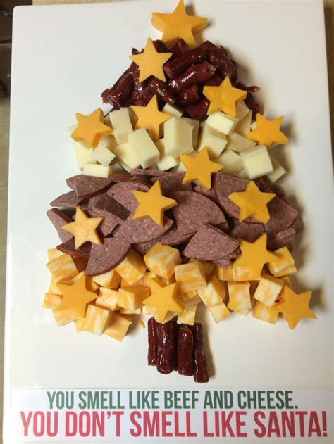 Elf Themed Beef And Cheese Tray In Food Themes Christmas Dinner