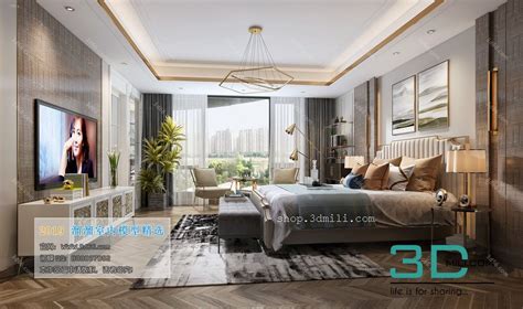 105 Bedroom Morden Style 3dsmax File 3d66 Free Download 3dmili