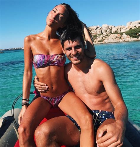 Alvaro Morata Wife How They Met Alvaro Morata Becomes Dad For First