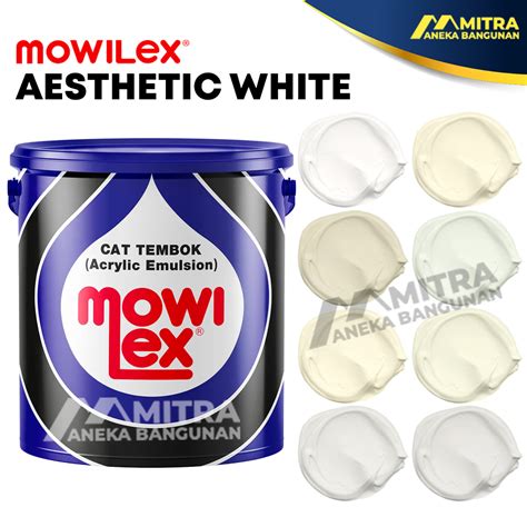 Jual Cat Tembok Mowilex Acrylic Emulsion Liter Warna Putih