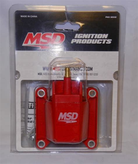 Sell Msd Coil Blaster Performance Replacement E Core Square Epoxy Red 44000v Ford Tfi In Rego